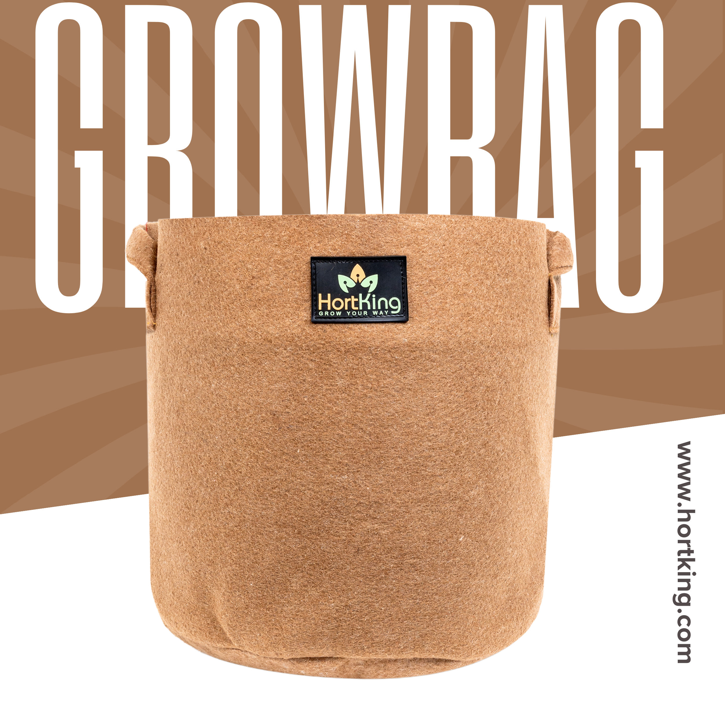 28x19.5 Inch | 200 Litres Geo Fabric Grow Bag