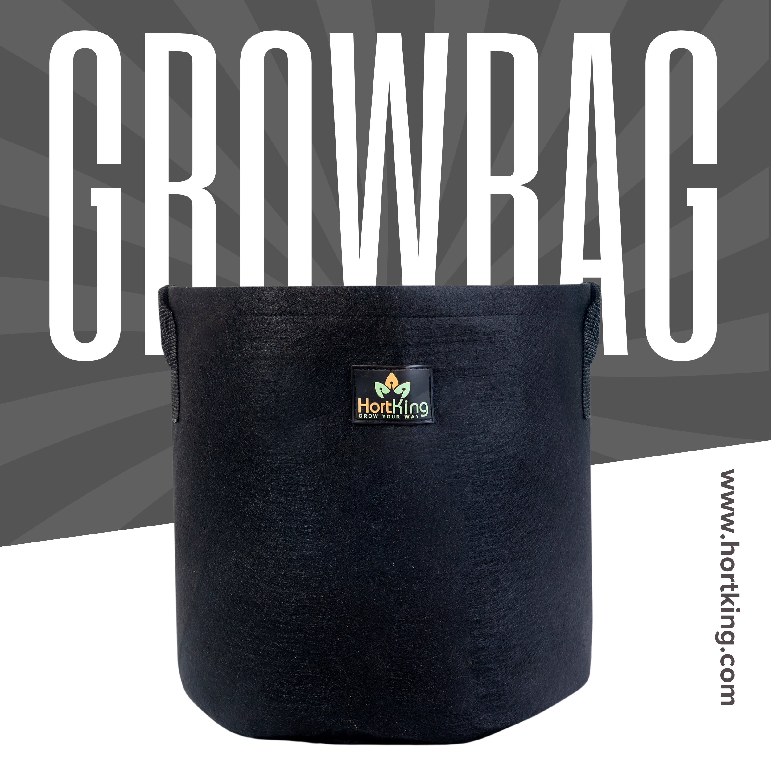 28x19.5 Inch | 200 Litres Geo Fabric Grow Bag