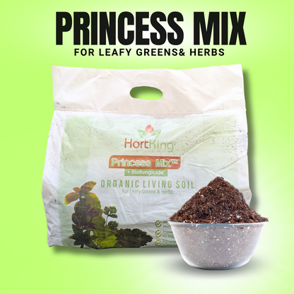Princess Mix for Leafy Greens &amp; Herbs | HortKing Organic Living Soil